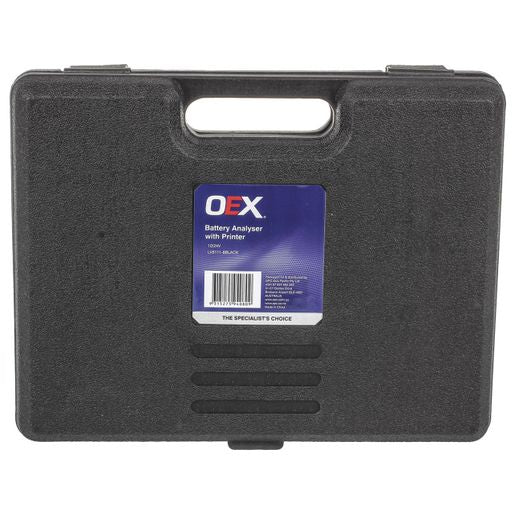 OEX Battery Tester With Printer LV8111-8BLACK