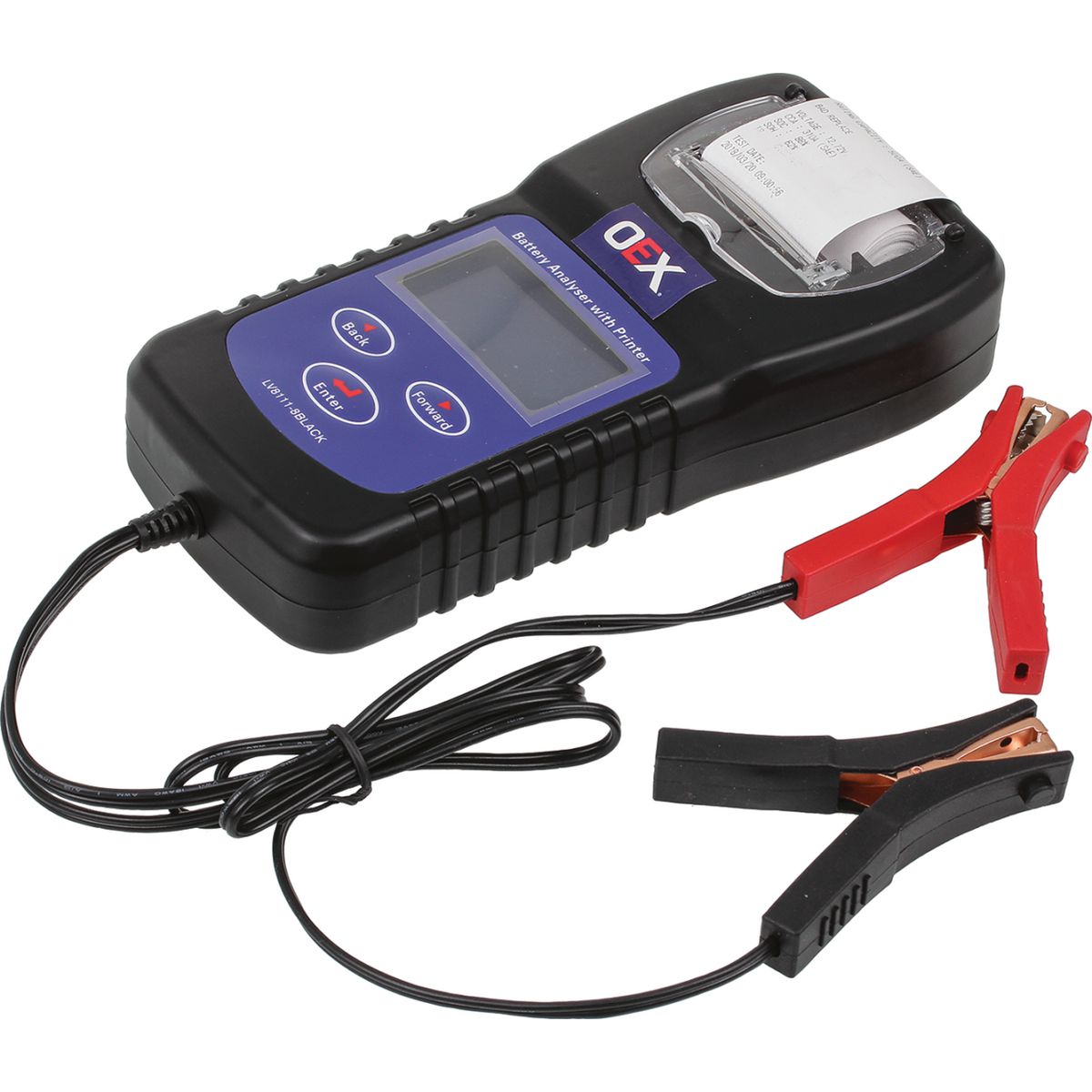 OEX Battery Tester With Printer LV8111-8BLACK