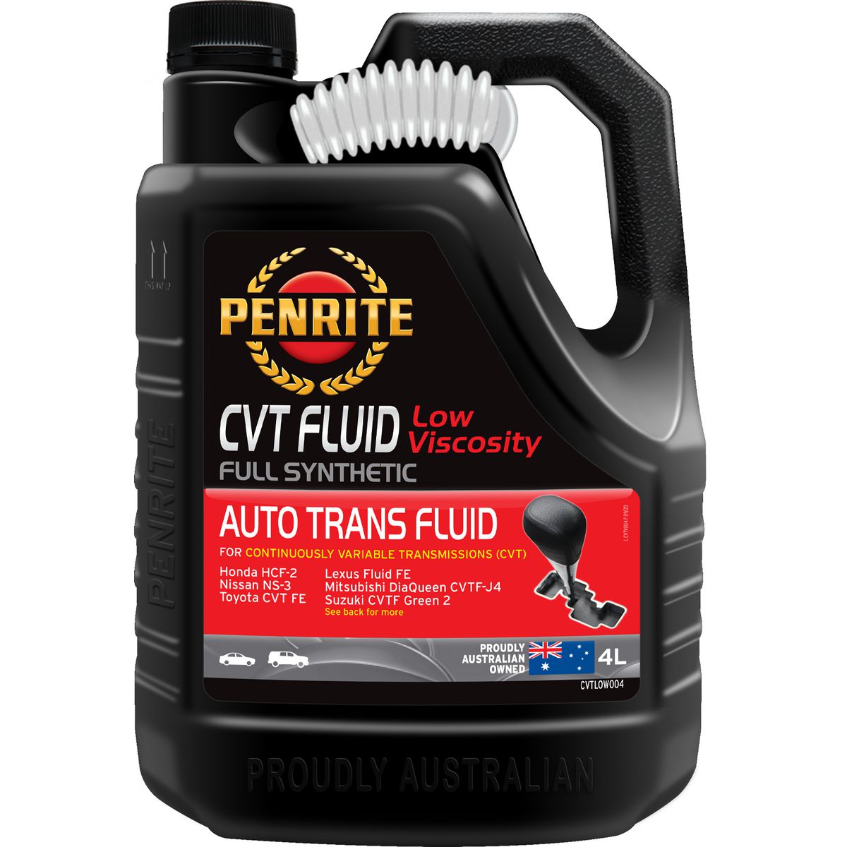 Penrite CVT Full-Syn Low Viscosity Fluid 4L CVTLOW004