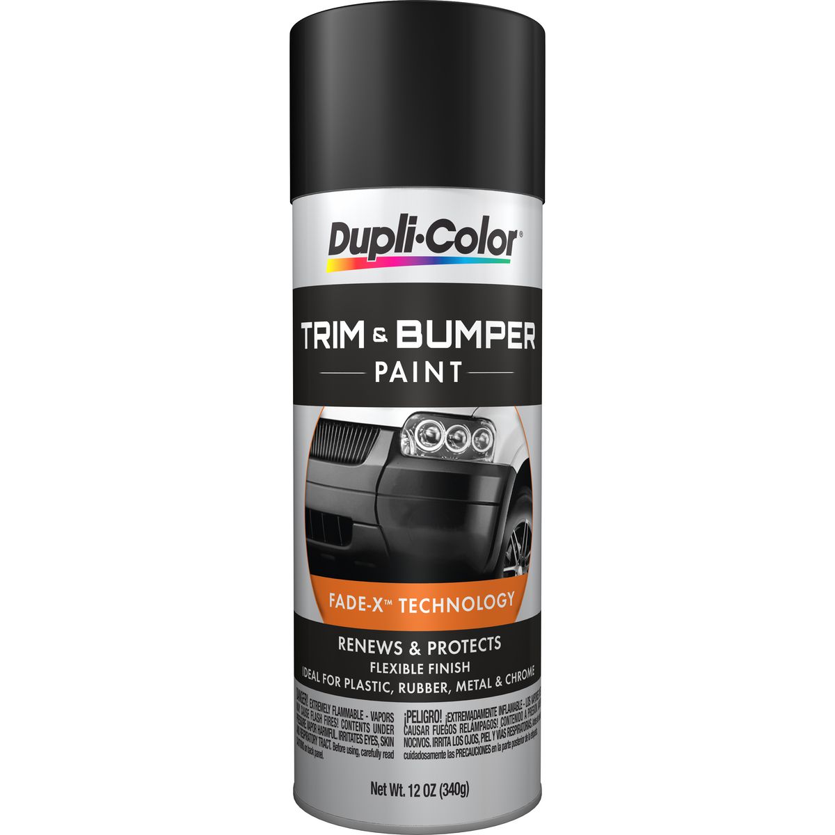 Dupli-Color Trim & Bumper Paint Black 340g TB101