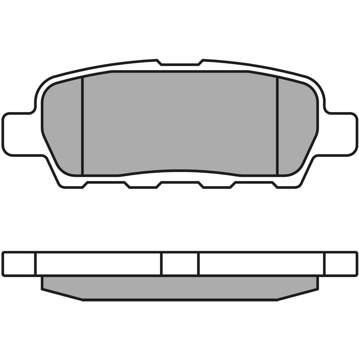 MEYLE Original Brake Pad Set Rear 025 238 7114/W
