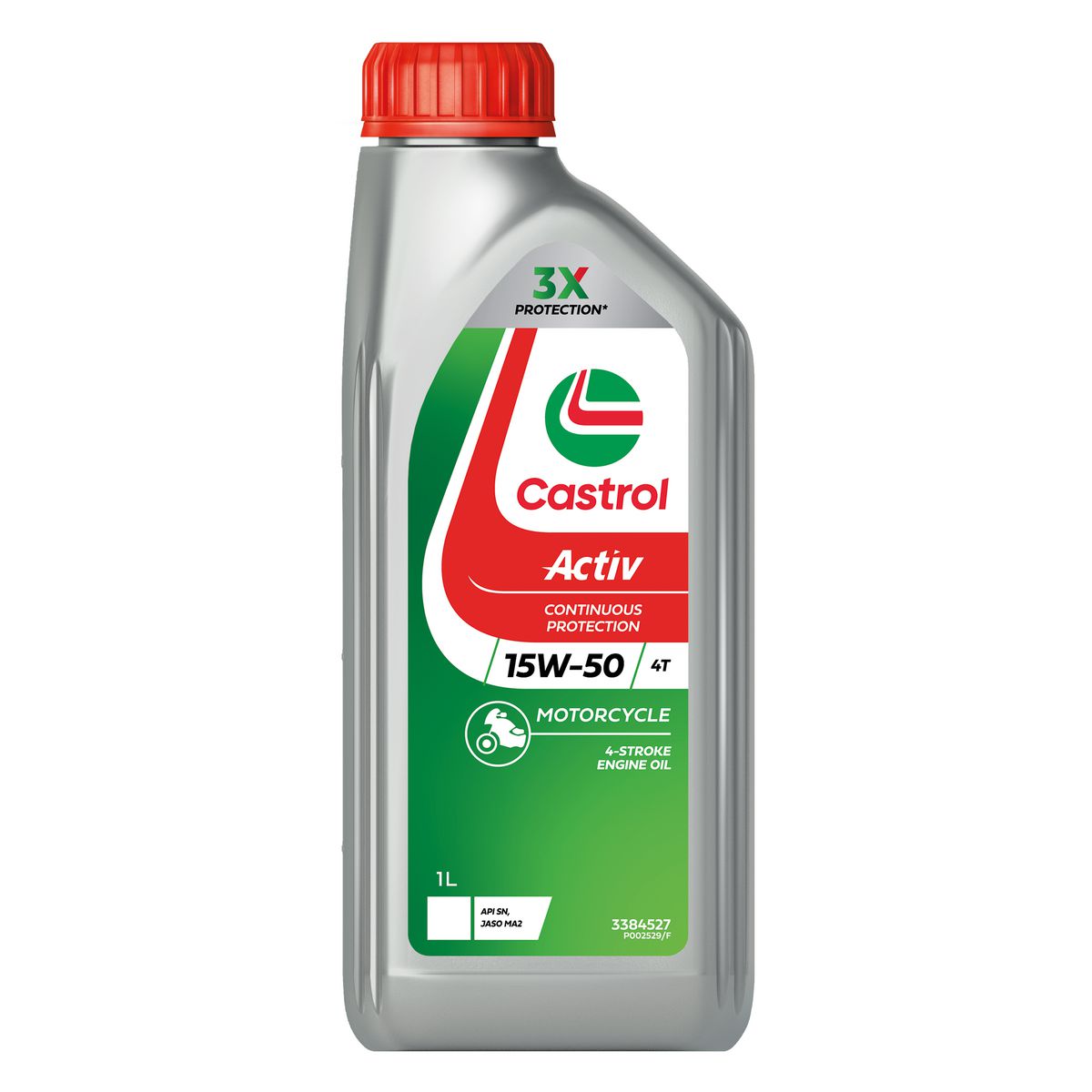 Castrol Activ 4T 15W-50 Engine Oil 1L 3384527