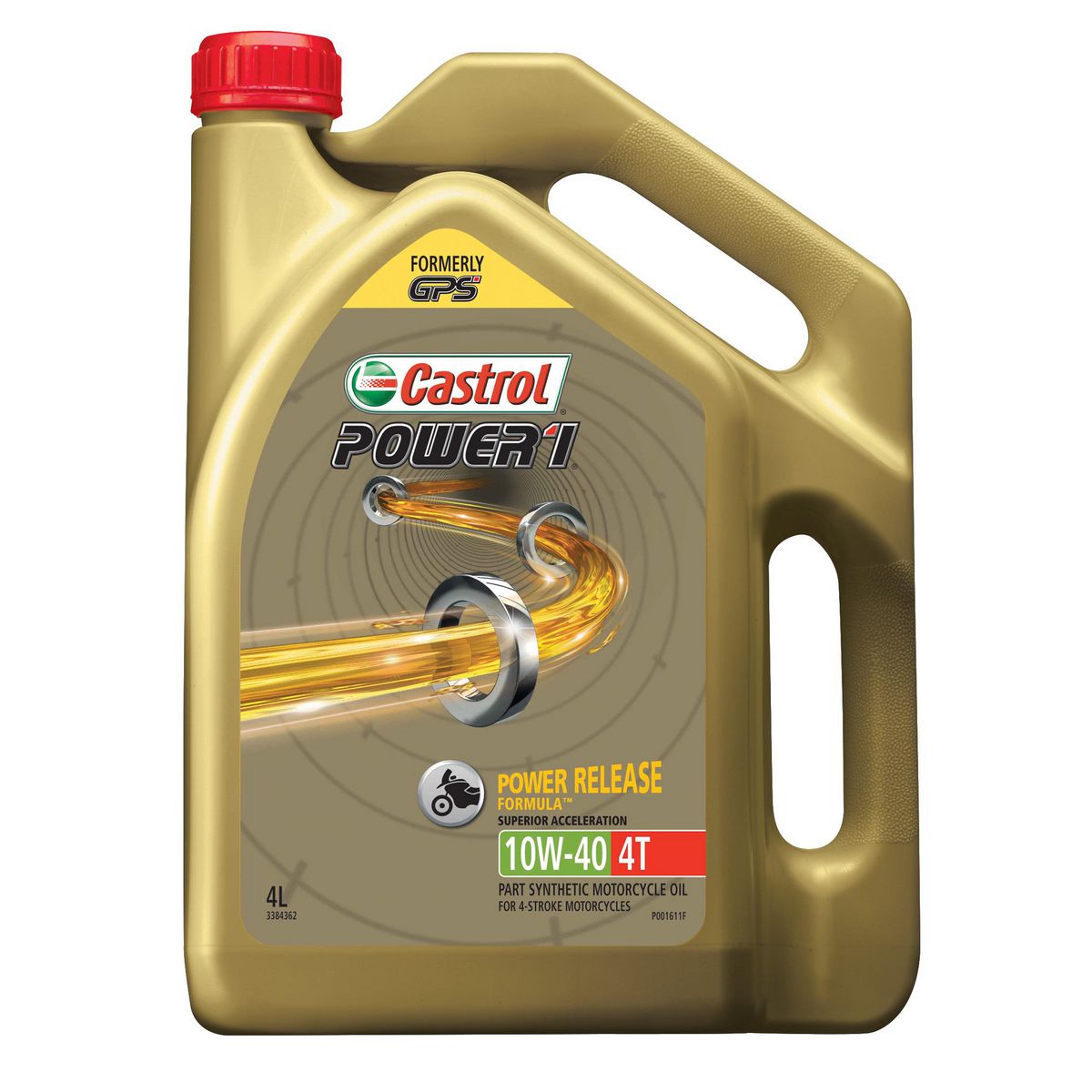 Castrol POWER1 4T 10W-40 Semi Synthetic Engine Oil 4L 3384362