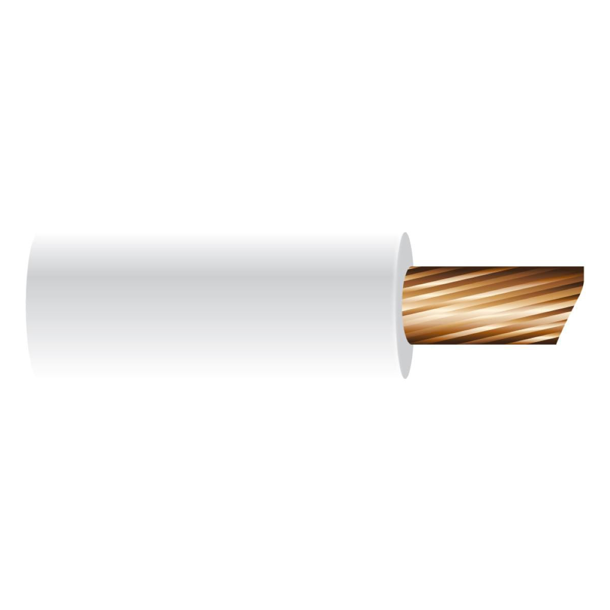 OEX Automotive Cable Single Core 5mm White 100M Roll ACX0753L