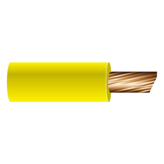 OEX Automotive Cable Single Core 3mm Yellow 30M Roll ACX0706