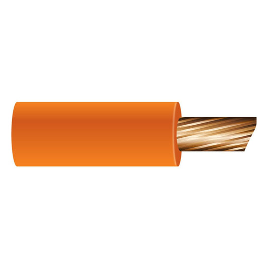 OEX 4mm Single Core Automotive Cable, Orange - 500M Roll ACX0730/500