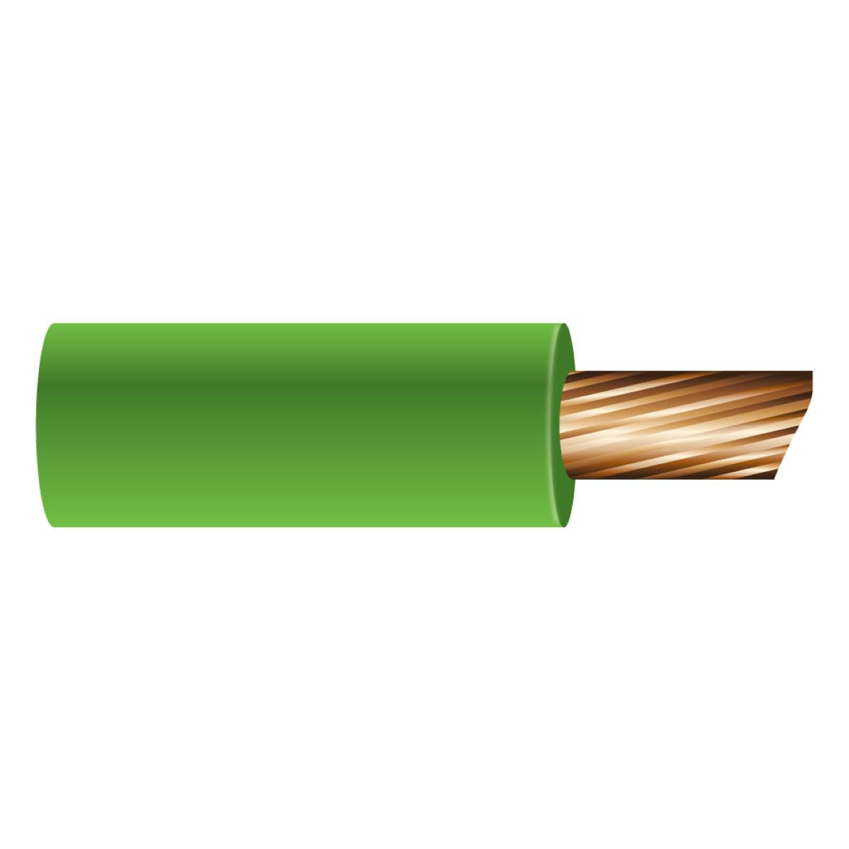 OEX Automotive Cable Single Core 4mm Green 500M Roll ACX0724/500