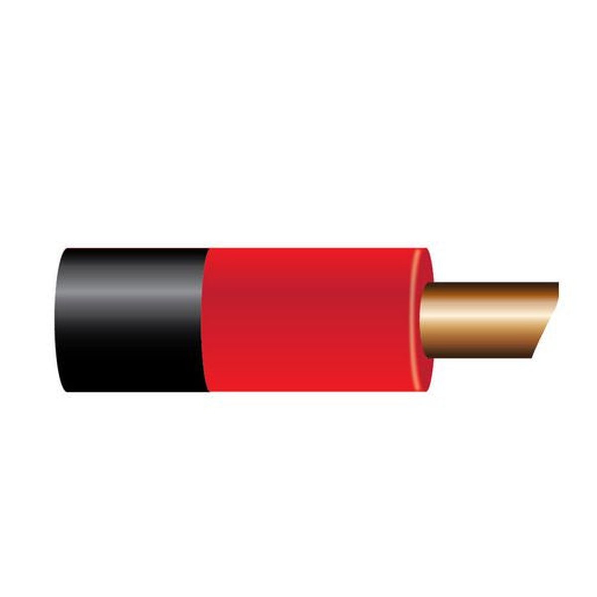 OEX Automotive Cable Single Core 6mm Red W/Black Sheath 30M Roll ACX0774