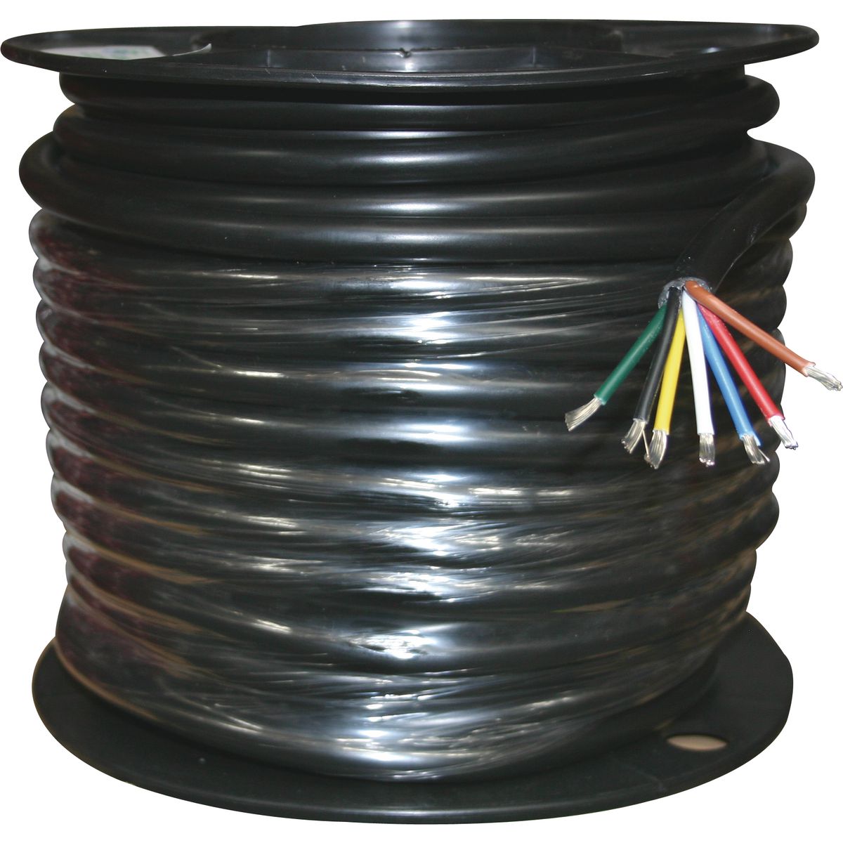 OEX Trailer Cable 7 Core 4mm Tinned W/Black Sheath 30M Roll ACX0817T