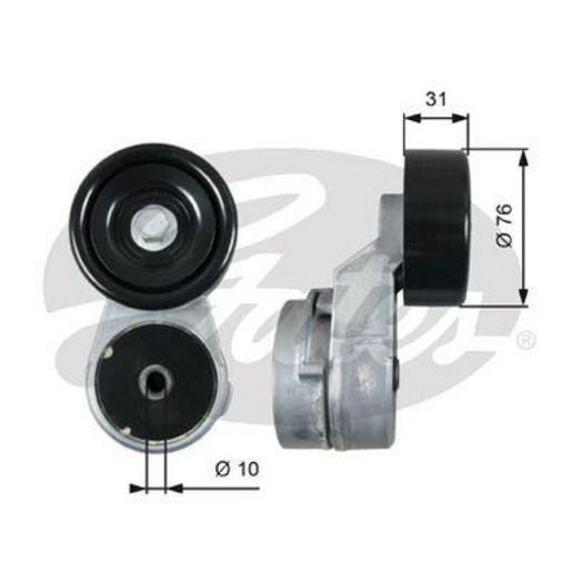 Gates Automatic Belt Tensioner 39210