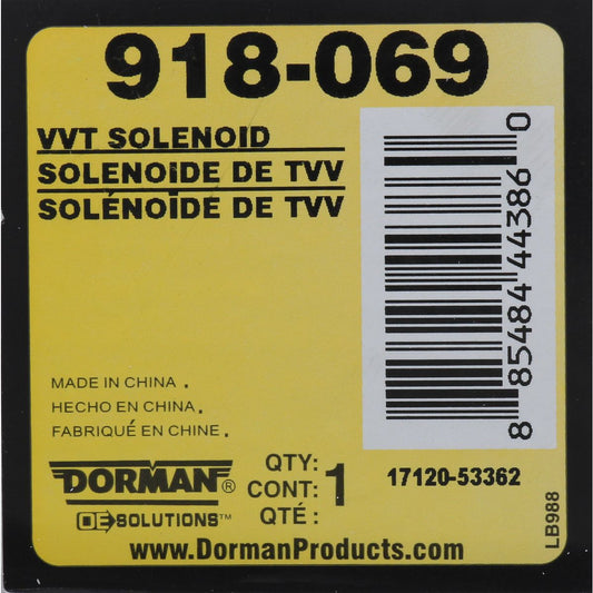 Dorman Vvt Solenoid 918-069