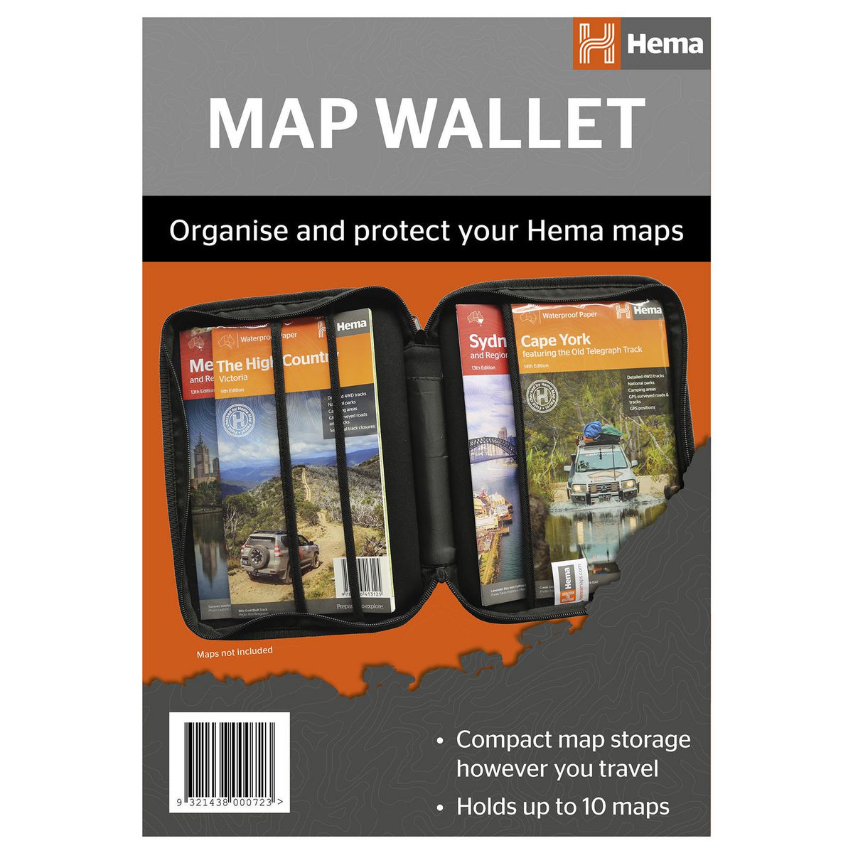 HEMA Map Wallet Organiser