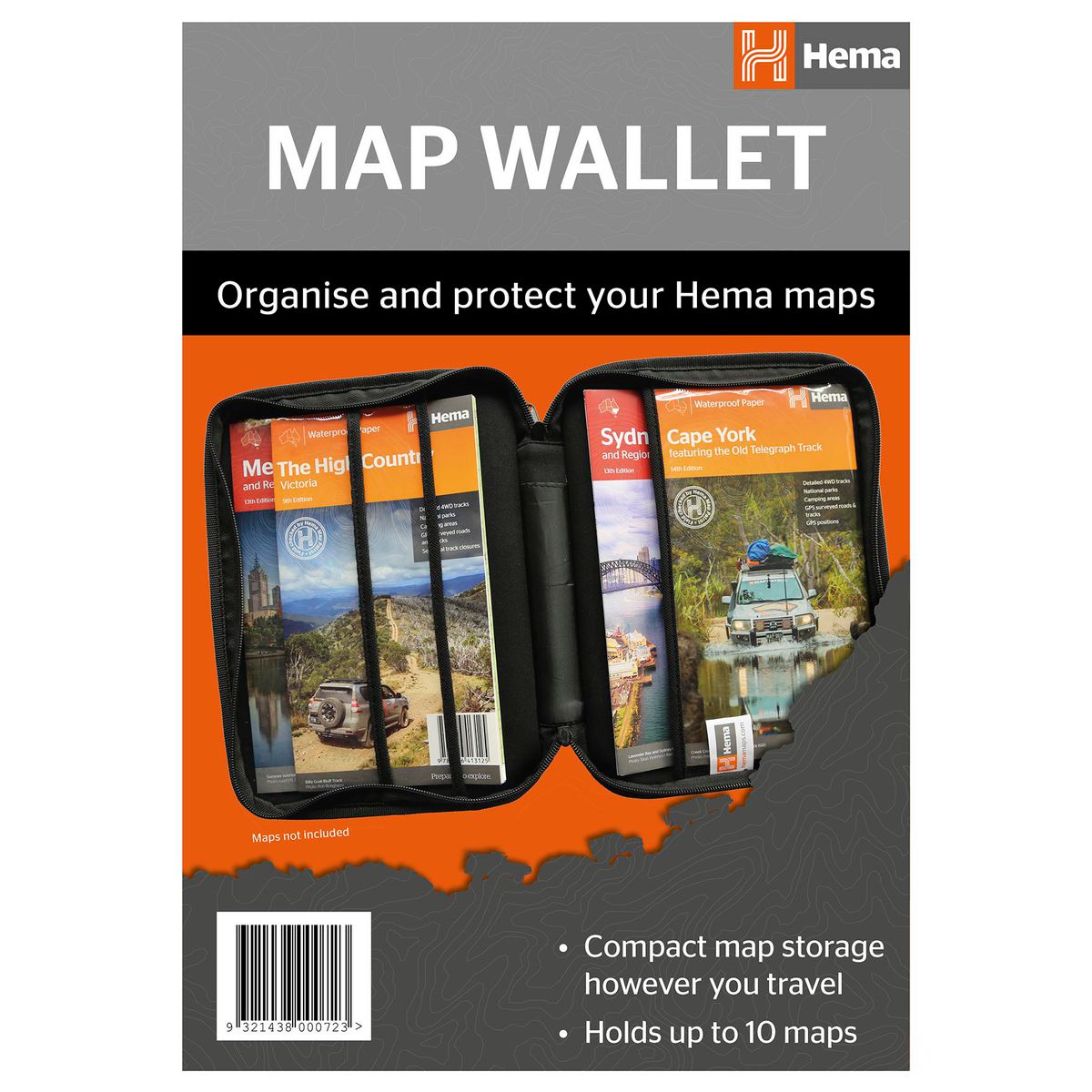 HEMA Map Wallet Organiser