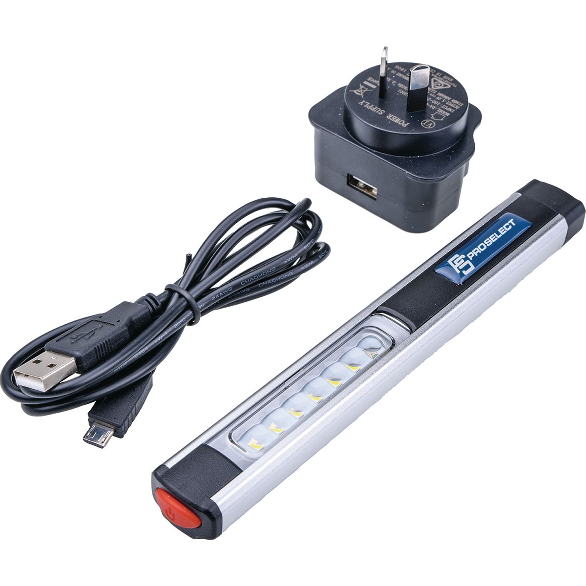 Proselect Rechargeable Pen Inspection Light 6 Smd Led PSWLPL6