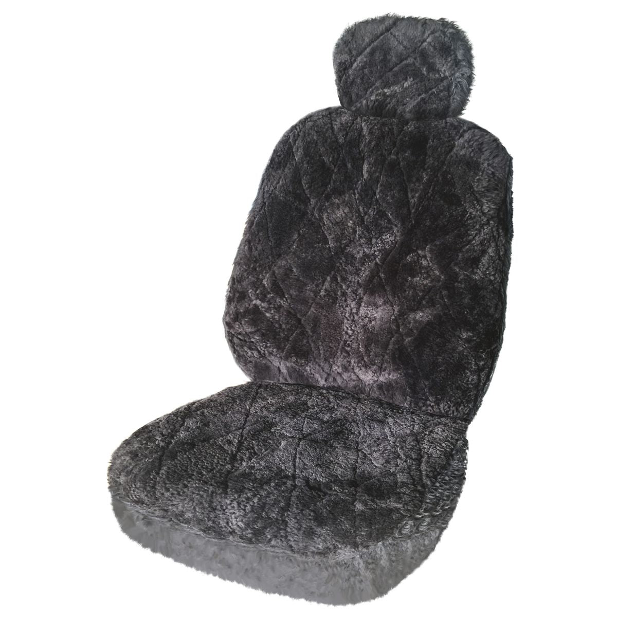 GV Style Charcoal Sheepskin Seat Cover GVSS30C