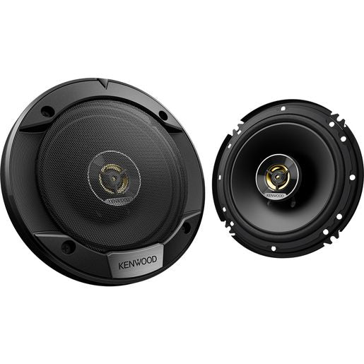 Kenwood 6" 330W 2-Way Coaxial Speakers Black