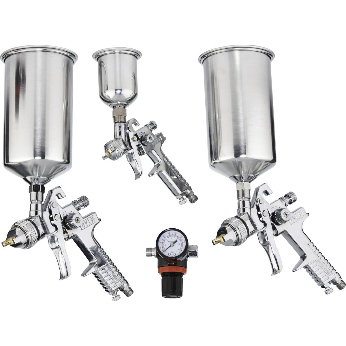 Mechpro 4Pc Hvlp Spray Gun Kit MPAT6