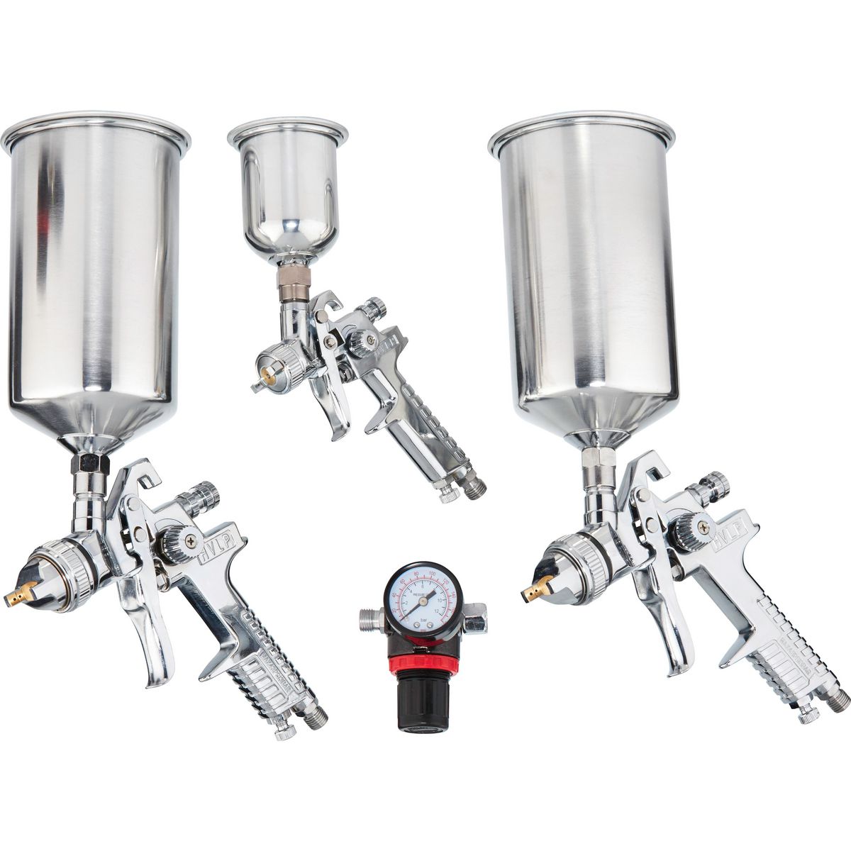 Mechpro 4Pc Hvlp Spray Gun Kit MPAT6