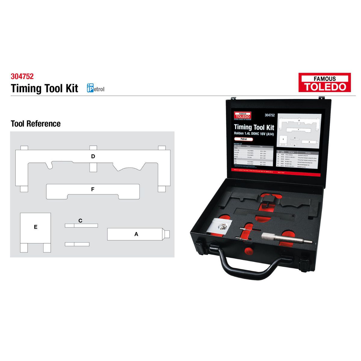 Toledo Timing Tool Kit 304752