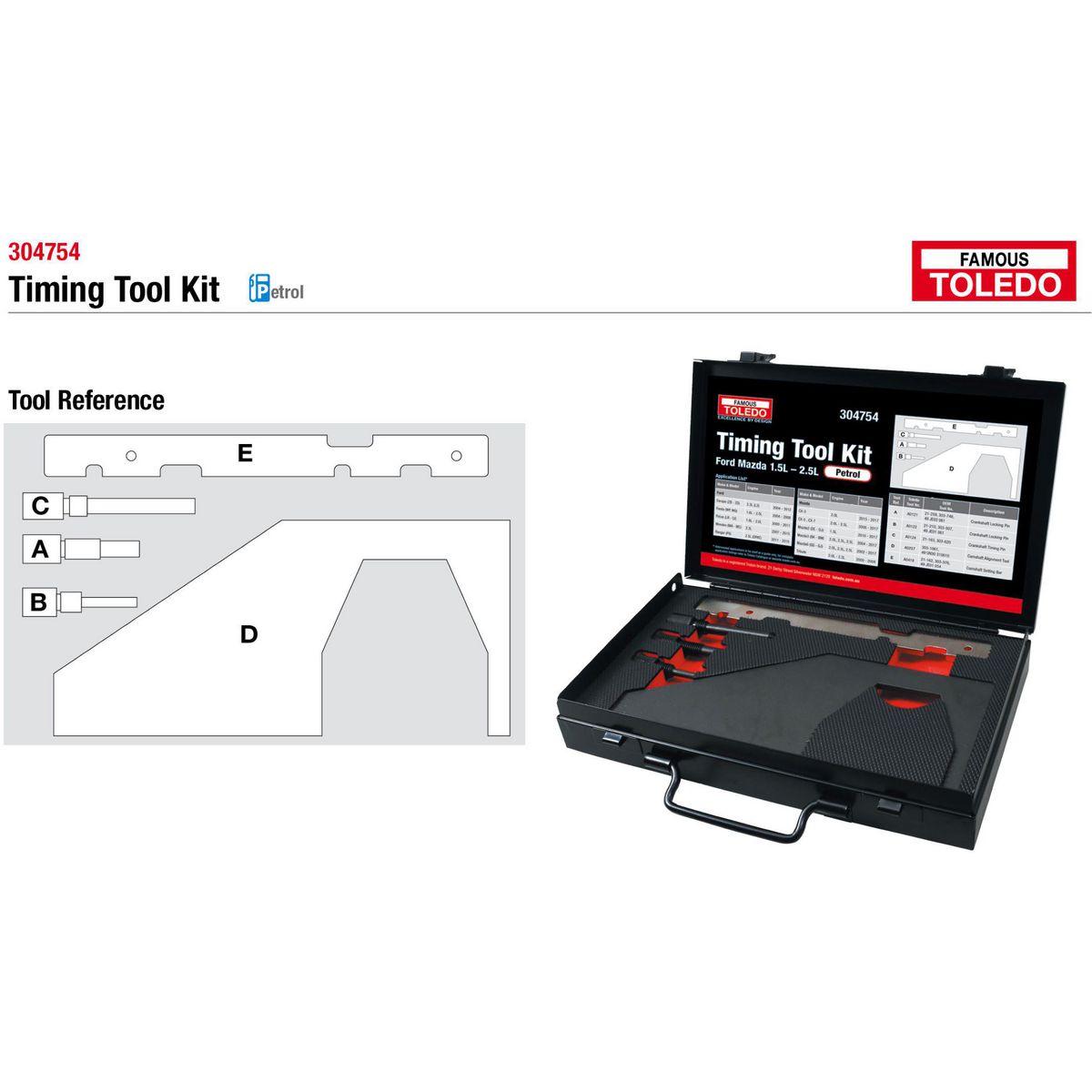 Toledo Timing Tool Kit 304754