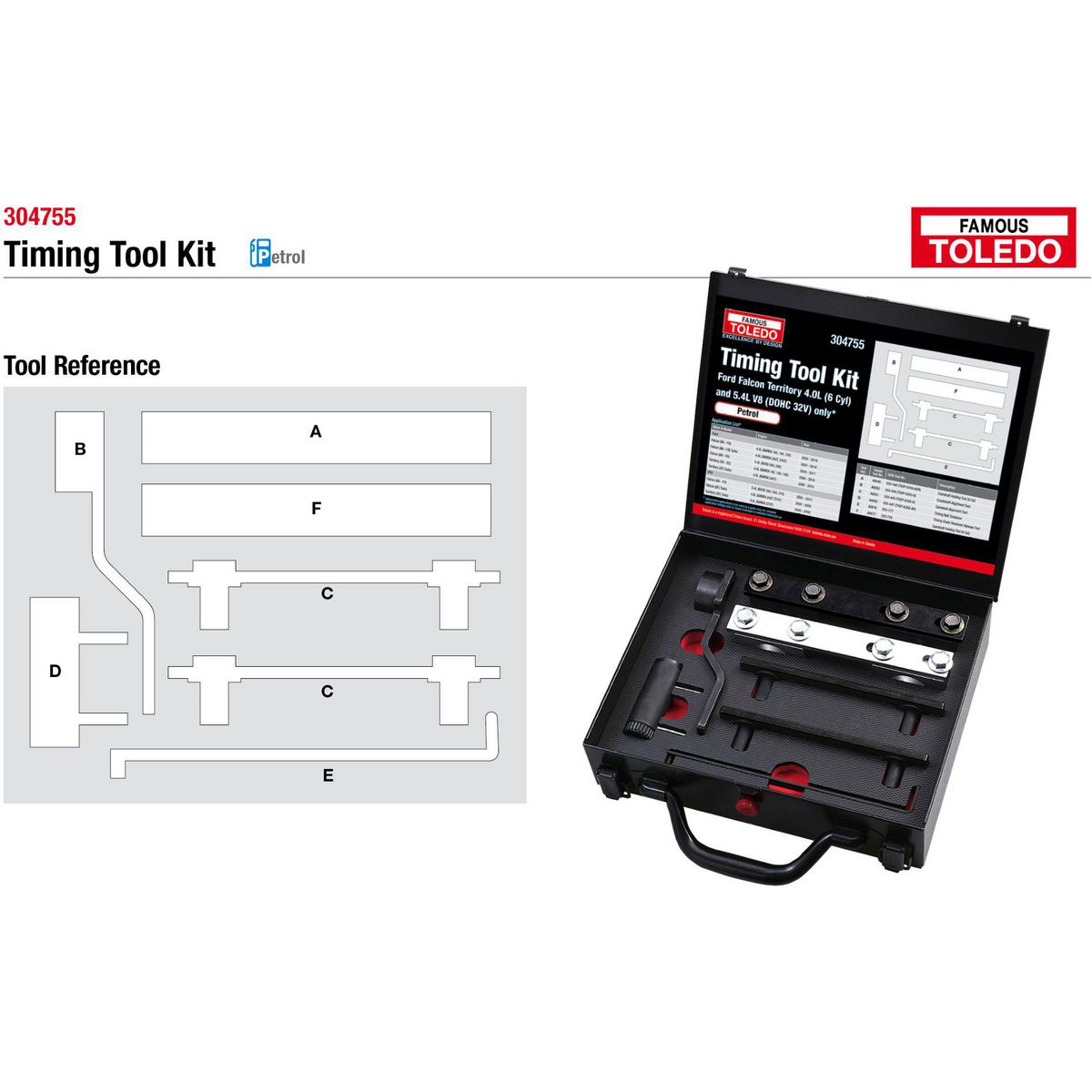 Toledo Timing Tool Kit 304755
