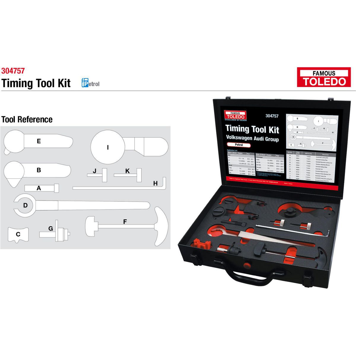 Toledo Timing Tool Kit 304757