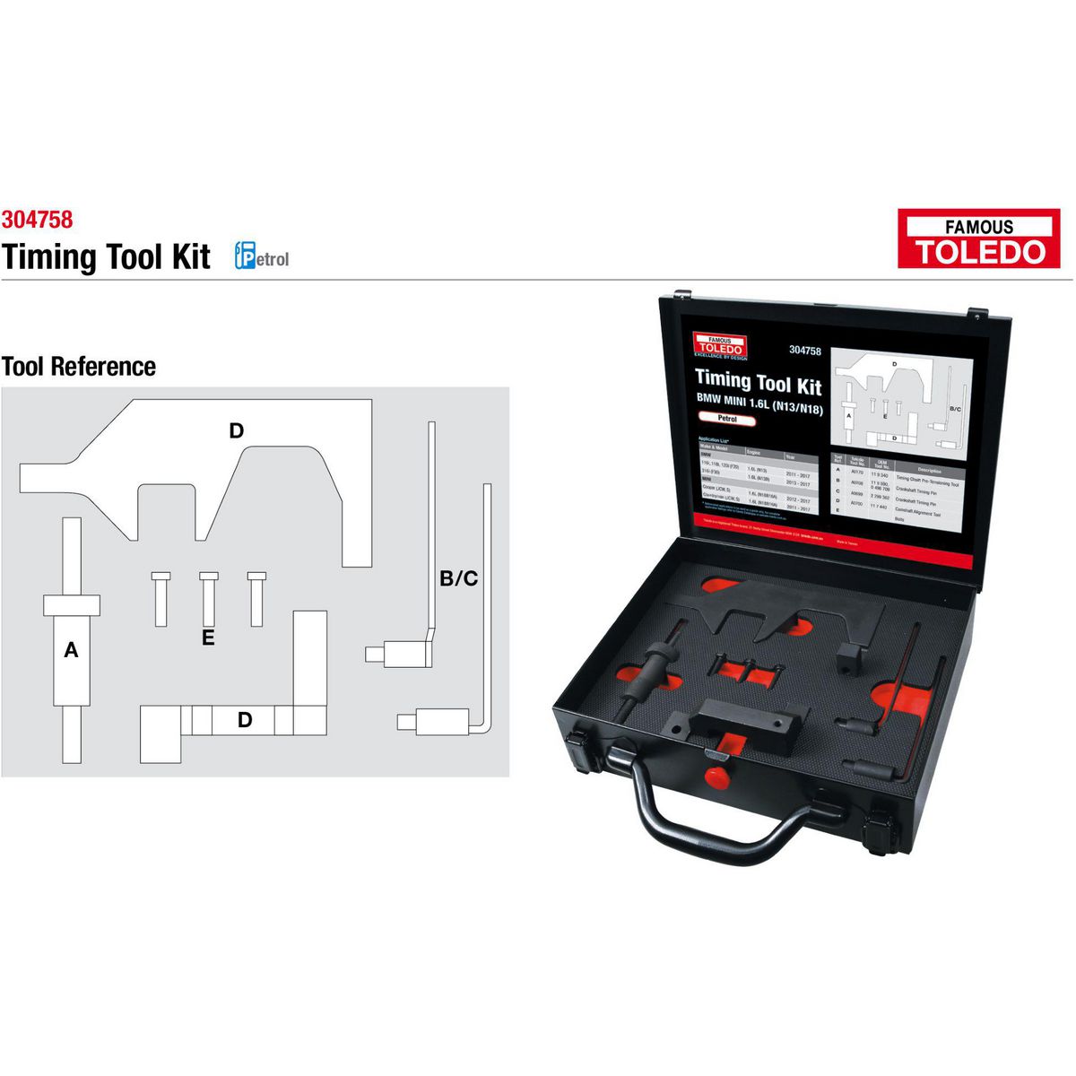Toledo Timing Tool Kit 304758