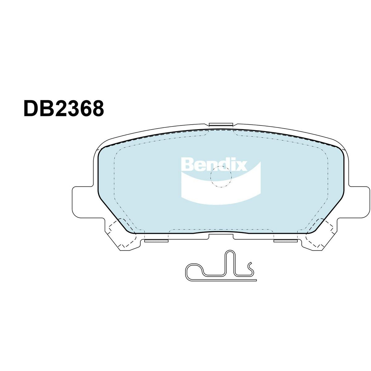 Bendix Heavy Duty Brake Pad Set Rear DB2368 HD