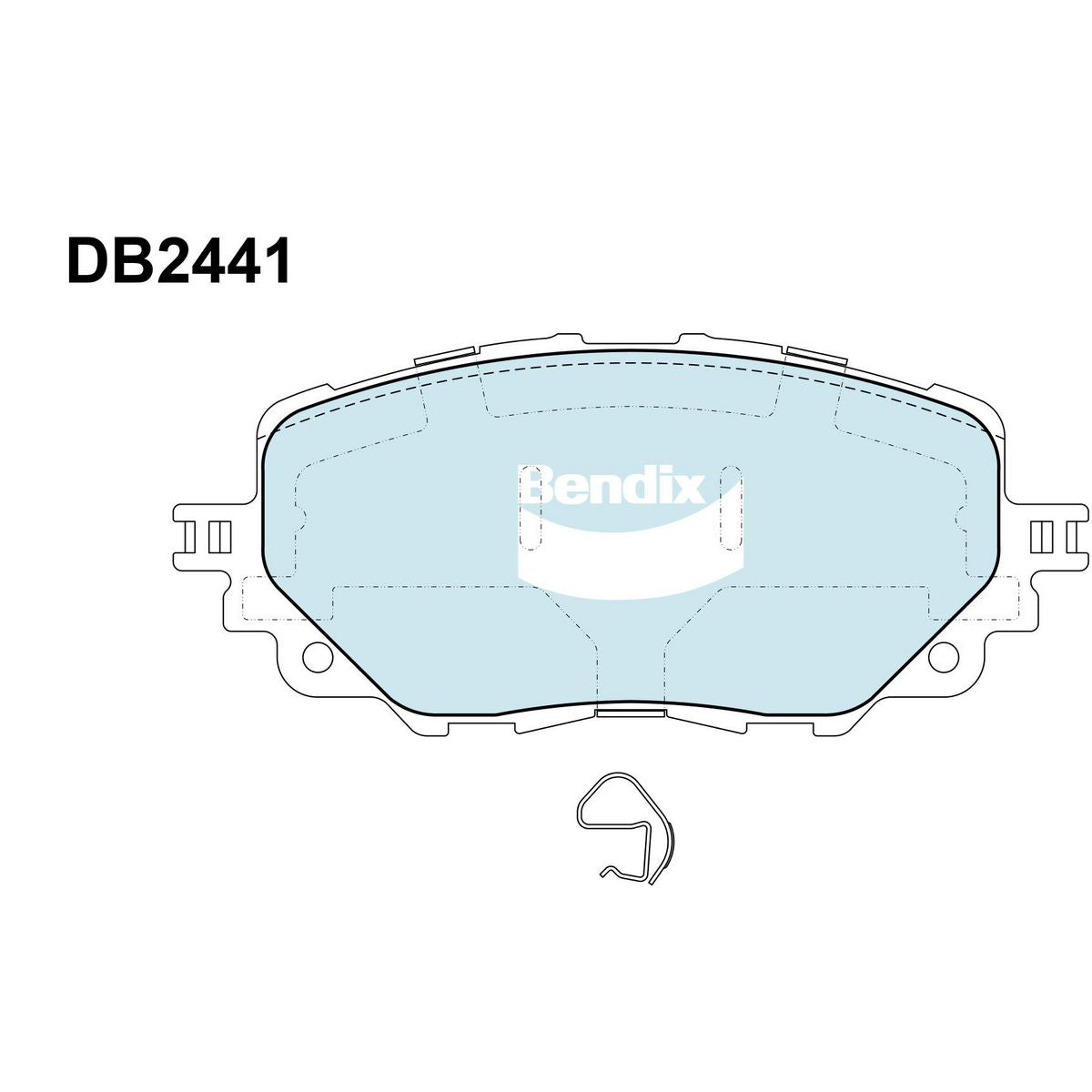 Bendix Ultimate Brake Pad Set Front DB2441 ULT