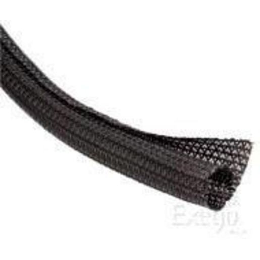 Techflex Flexo Flexible Split Braided Sleeving 6mm x 30m F6N0.25BK