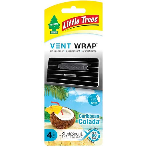 Little Trees Little Tree Car Air Freshener - Vent Wrap Carribean Colada Scent CTK-52225