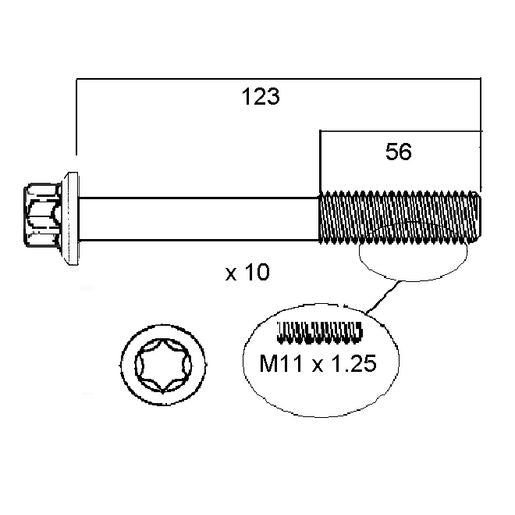 Permaseal Head Bolt Set HBS184