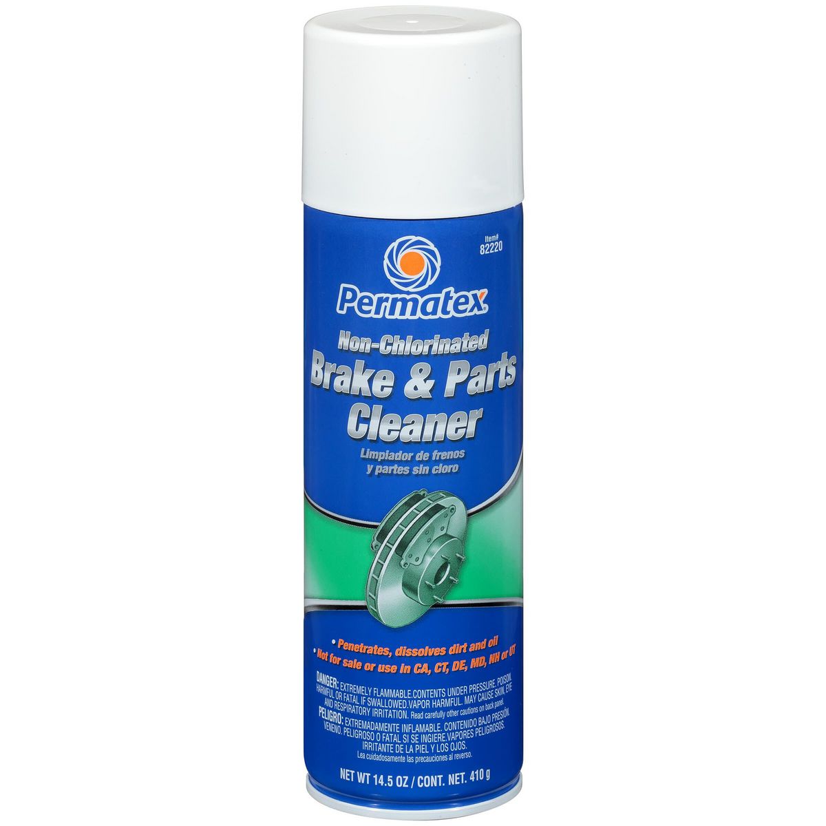 Permatex Non-Chlorinated Brake & Parts Cleaner 410G PX82220