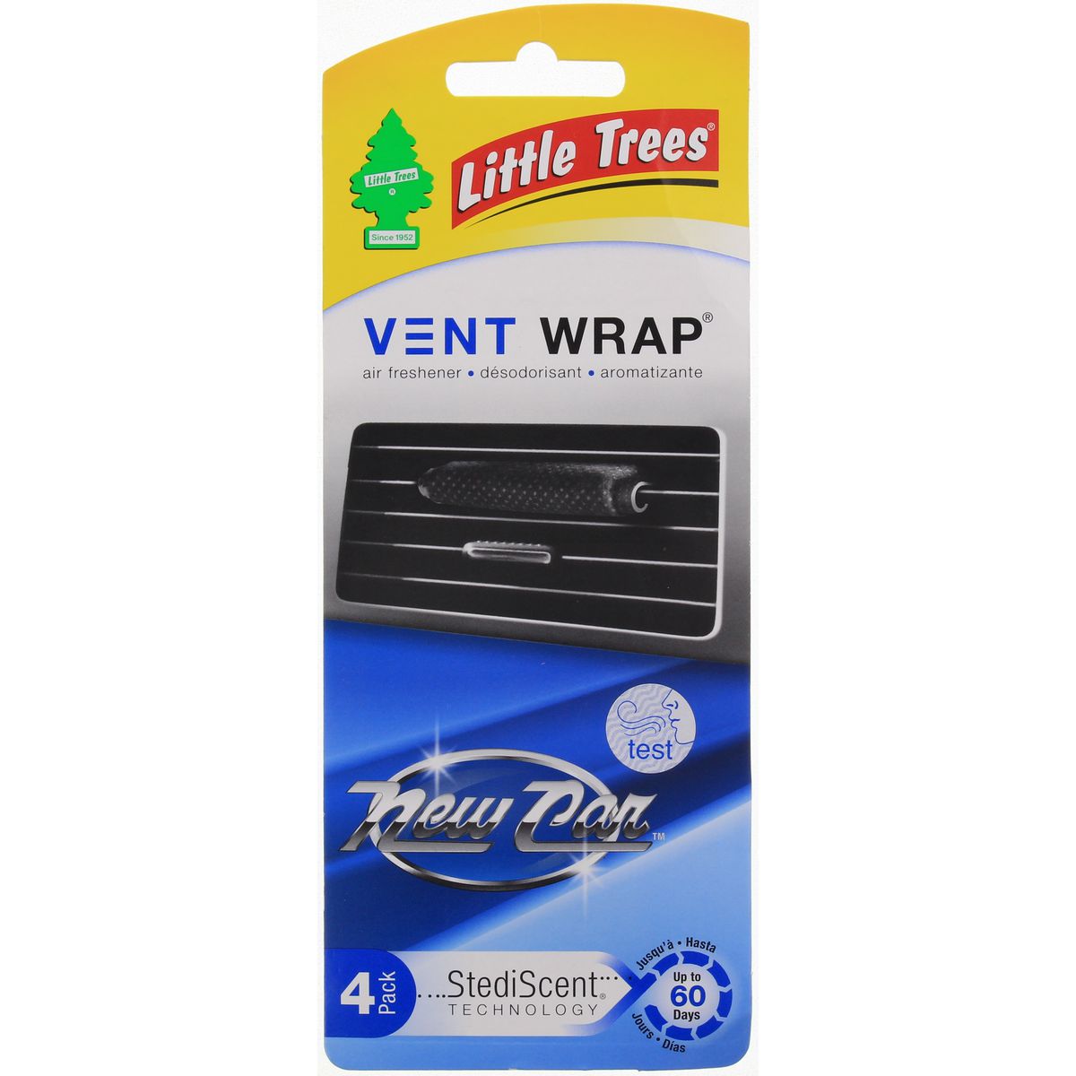 Little Tree Air Freshener Vent Wrap New Car CTK-52233
