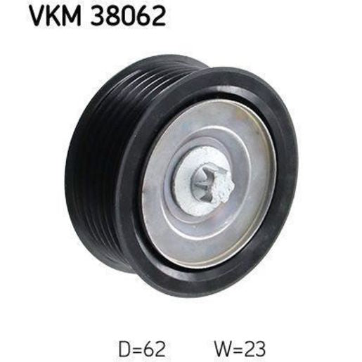 SKF Drive Belt Idler Pulley VKM 38062