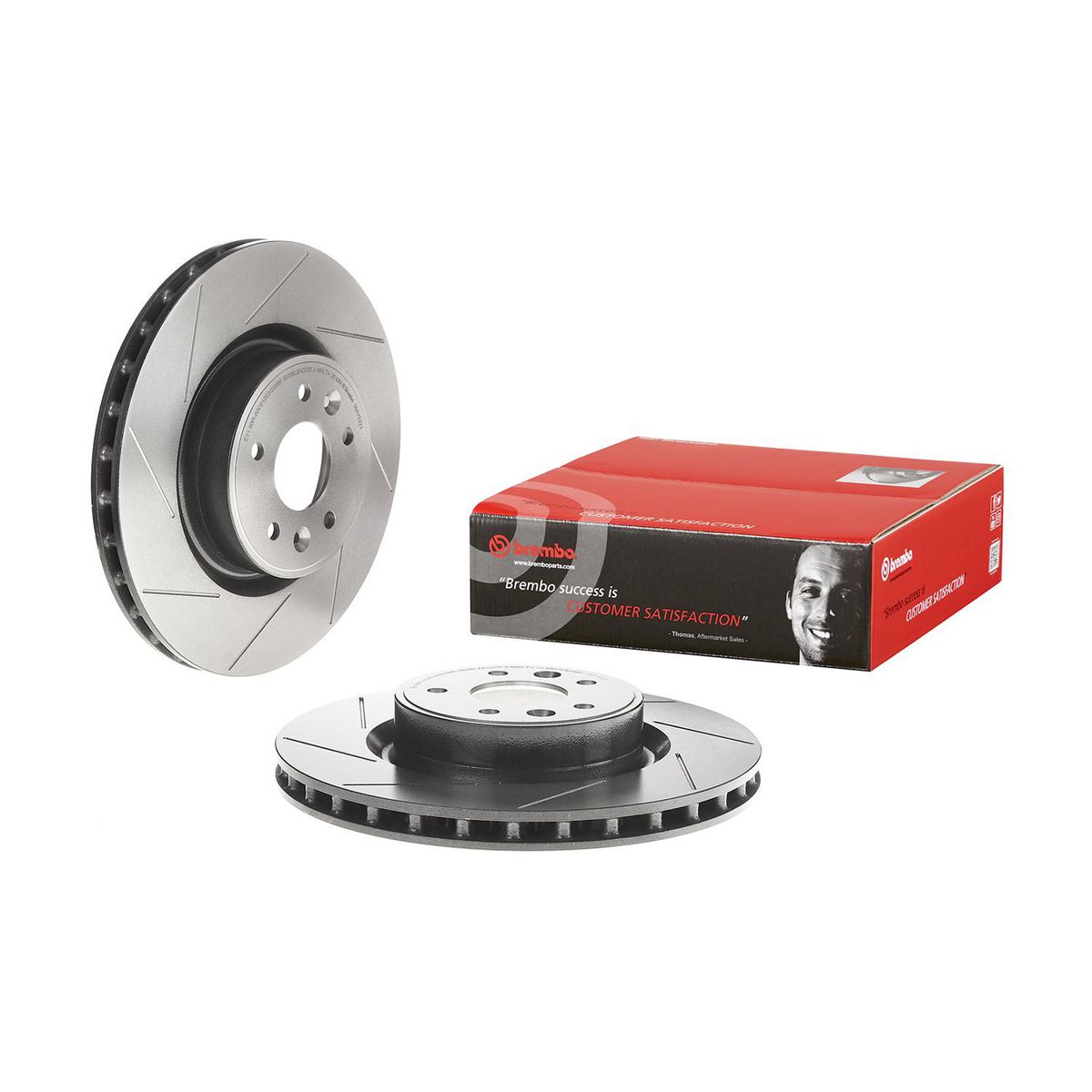 Brembo Front Brake Disc Single (Slotted) 09.A752.21