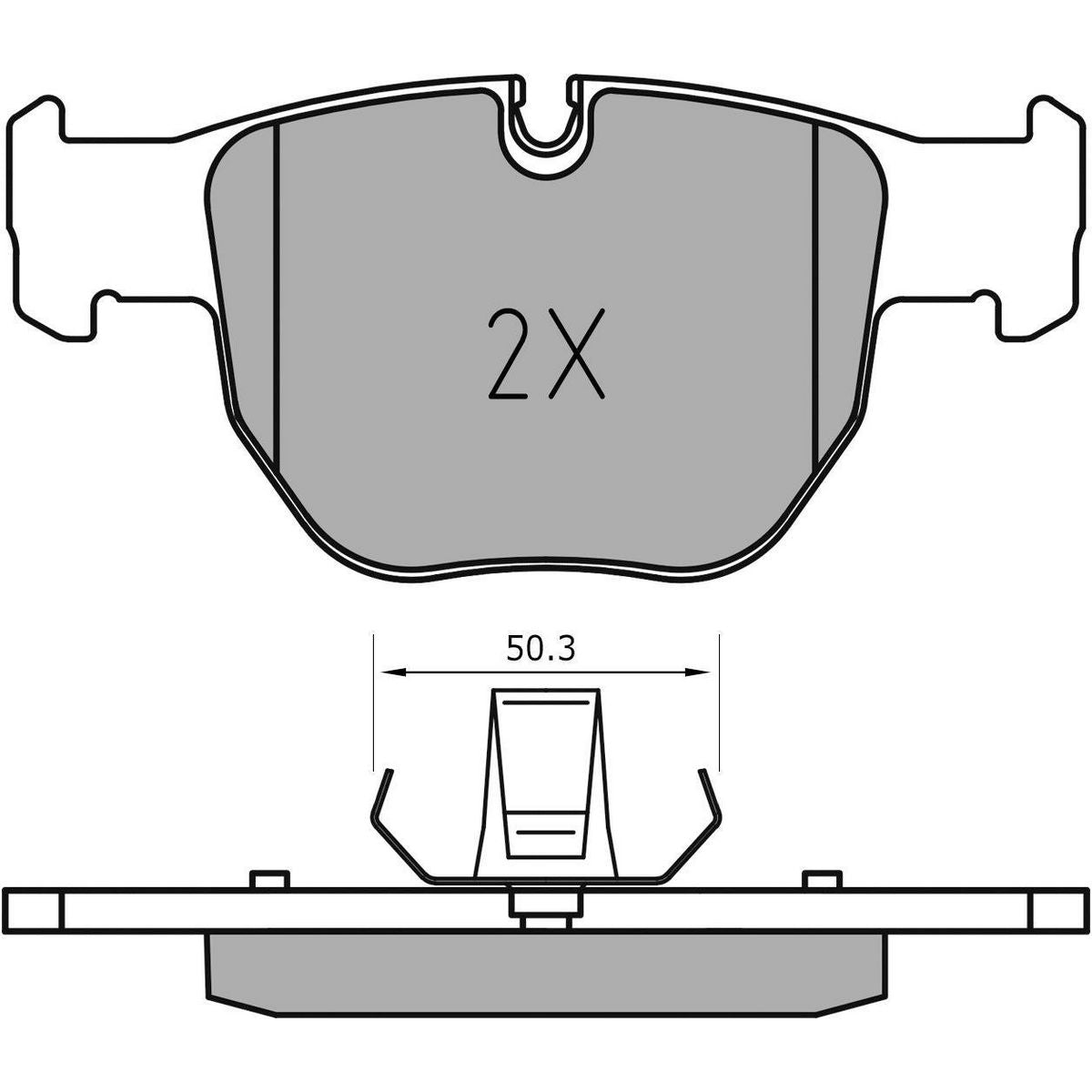 MEYLE Original Brake Pad Set Front 025 233 9719