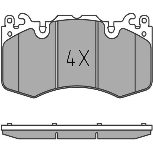 MEYLE Original Brake Pad Set Front 025 246 5916