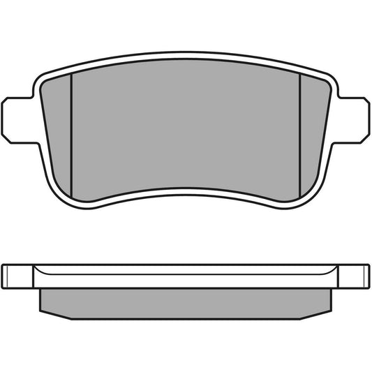 MEYLE Original Brake Pad Set Rear 025 248 2015