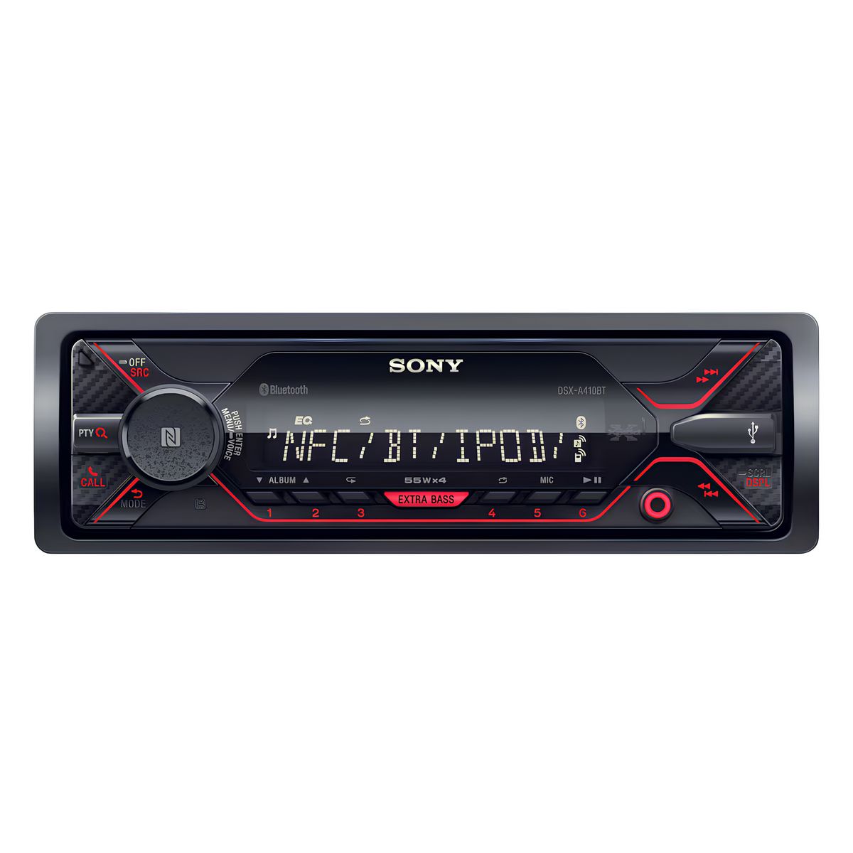 SONY DSXA410BT iPhone/Android Media Receiver with Dual Bluetooth