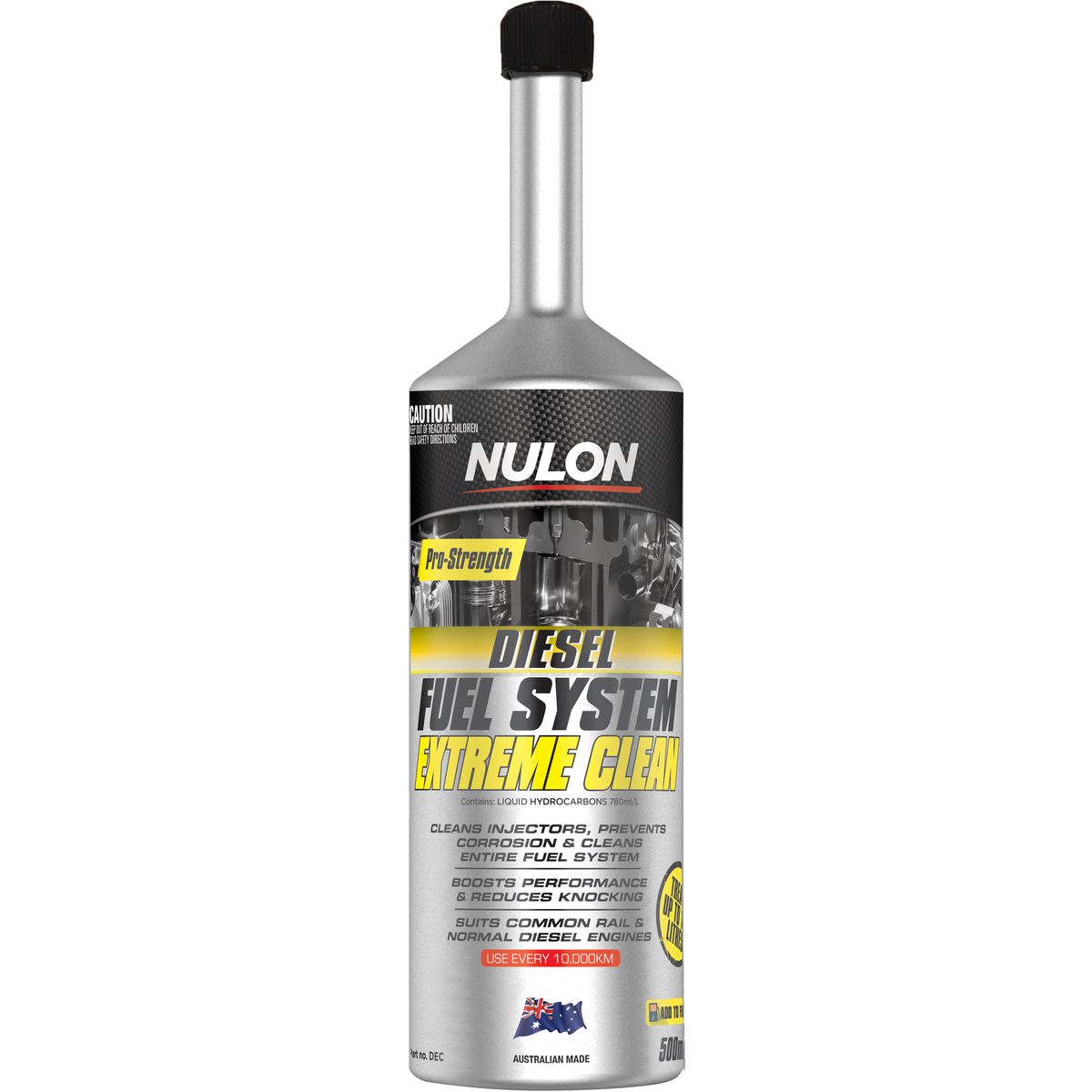 Nulon Pro-Strength Diesel System Extreme Clean 500ml DEC