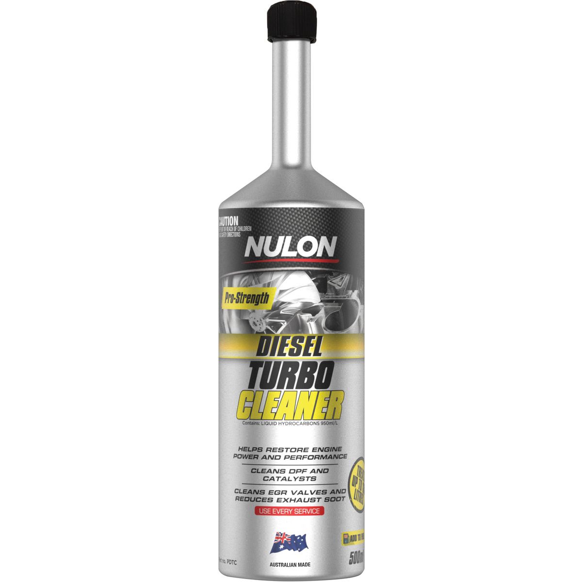 Nulon Pro-Strength Diesel Turbo Cleaner 500ml PDTC