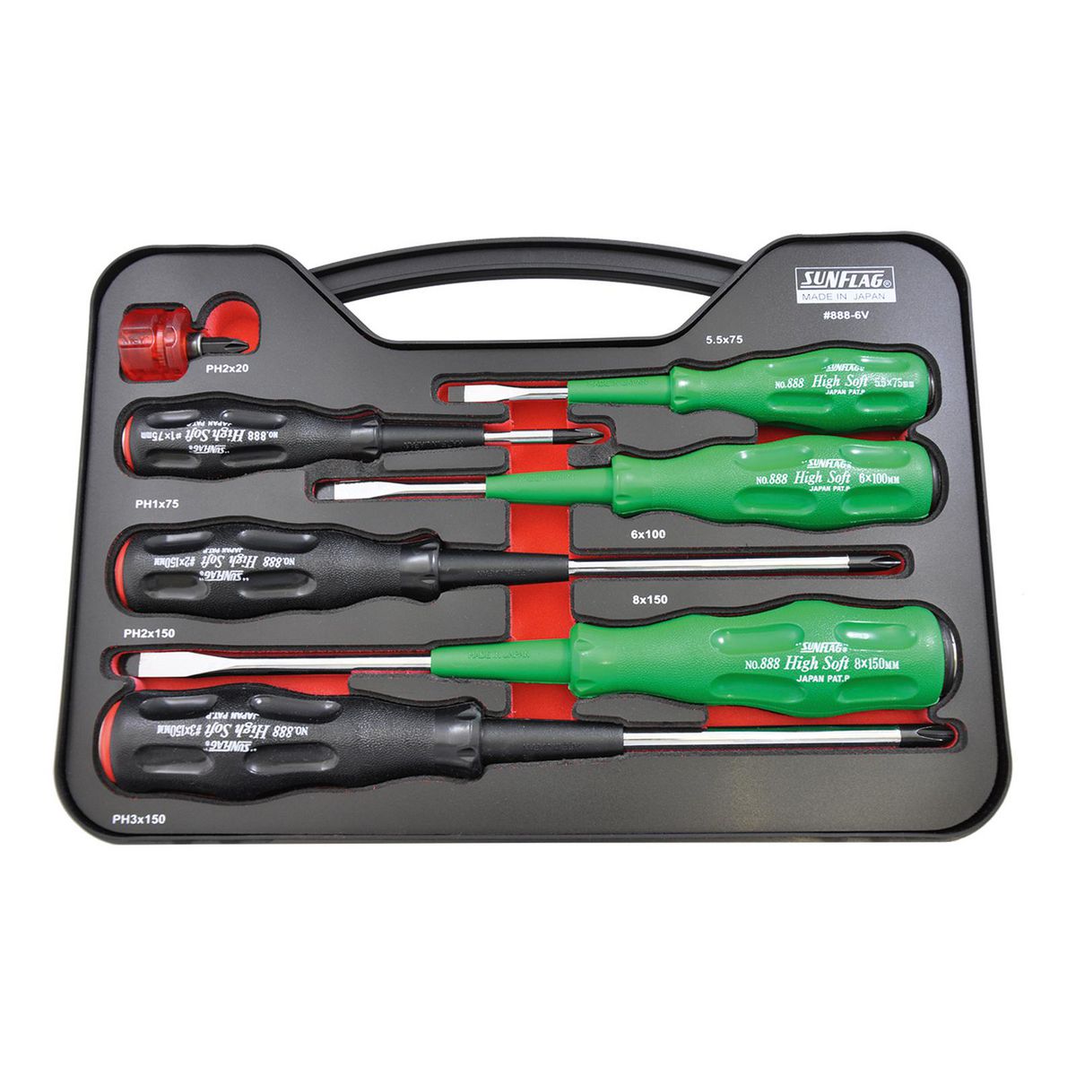 Sunfla Screw Driver Set 7 Pce 888-6V98PC