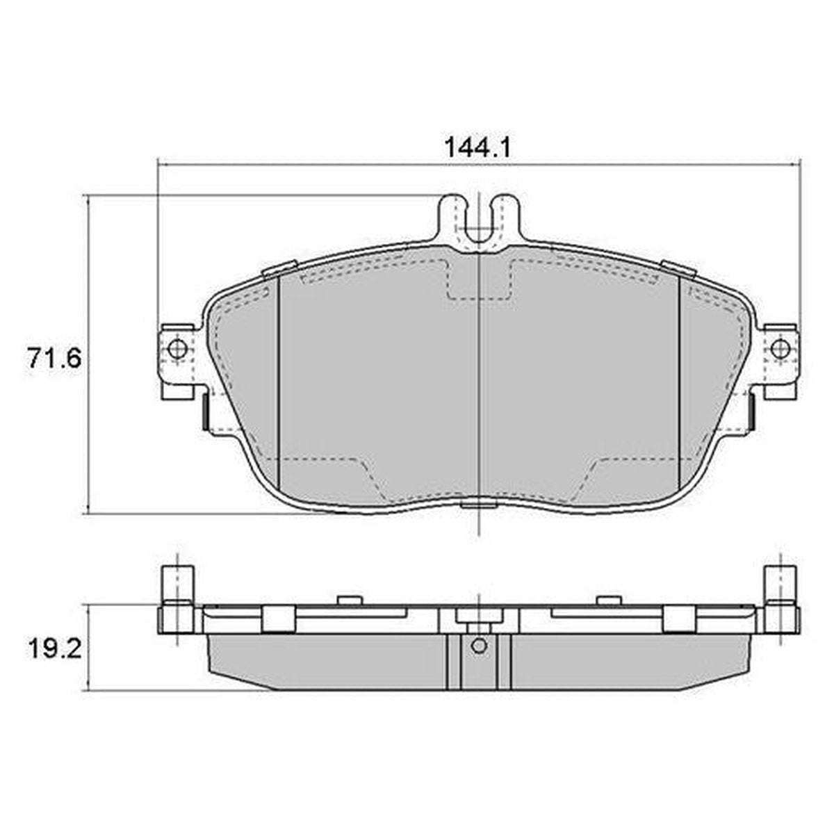 RDA Phantom Ceramic Brake Pad Set Front RDC2229