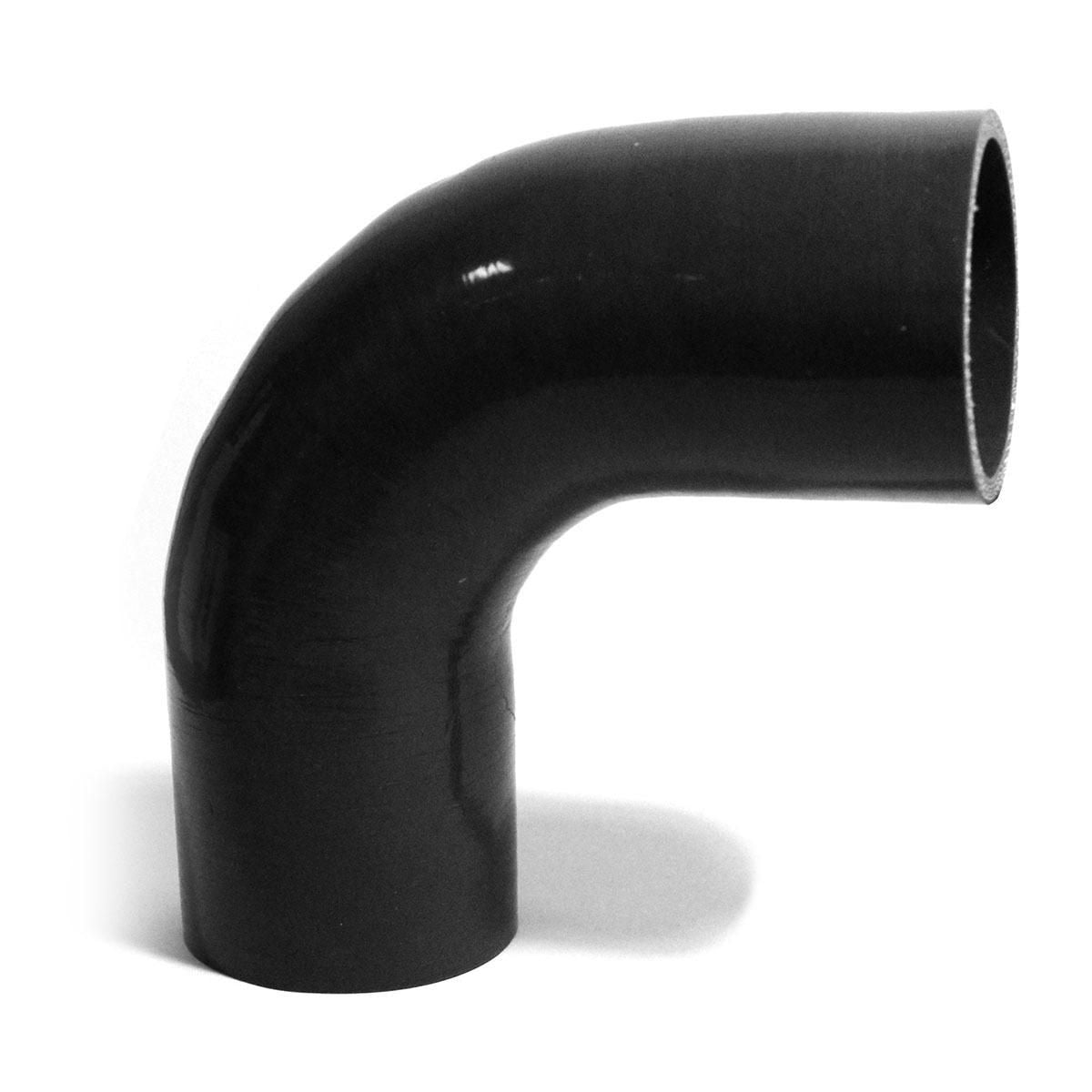 SAAS Silicone 90 Degree Hose 63 x 63mm Black SSH906363