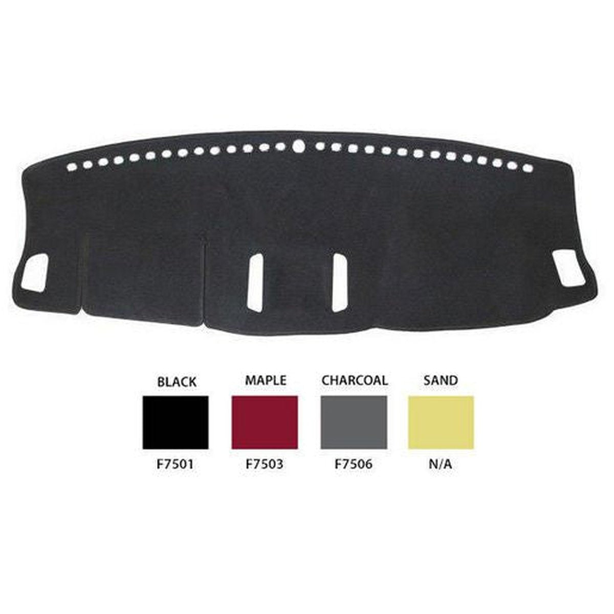 Sunland Dashmat Black fits FORD EVEREST UA/UA II,FORD RANGE PX2/PX3 F7501