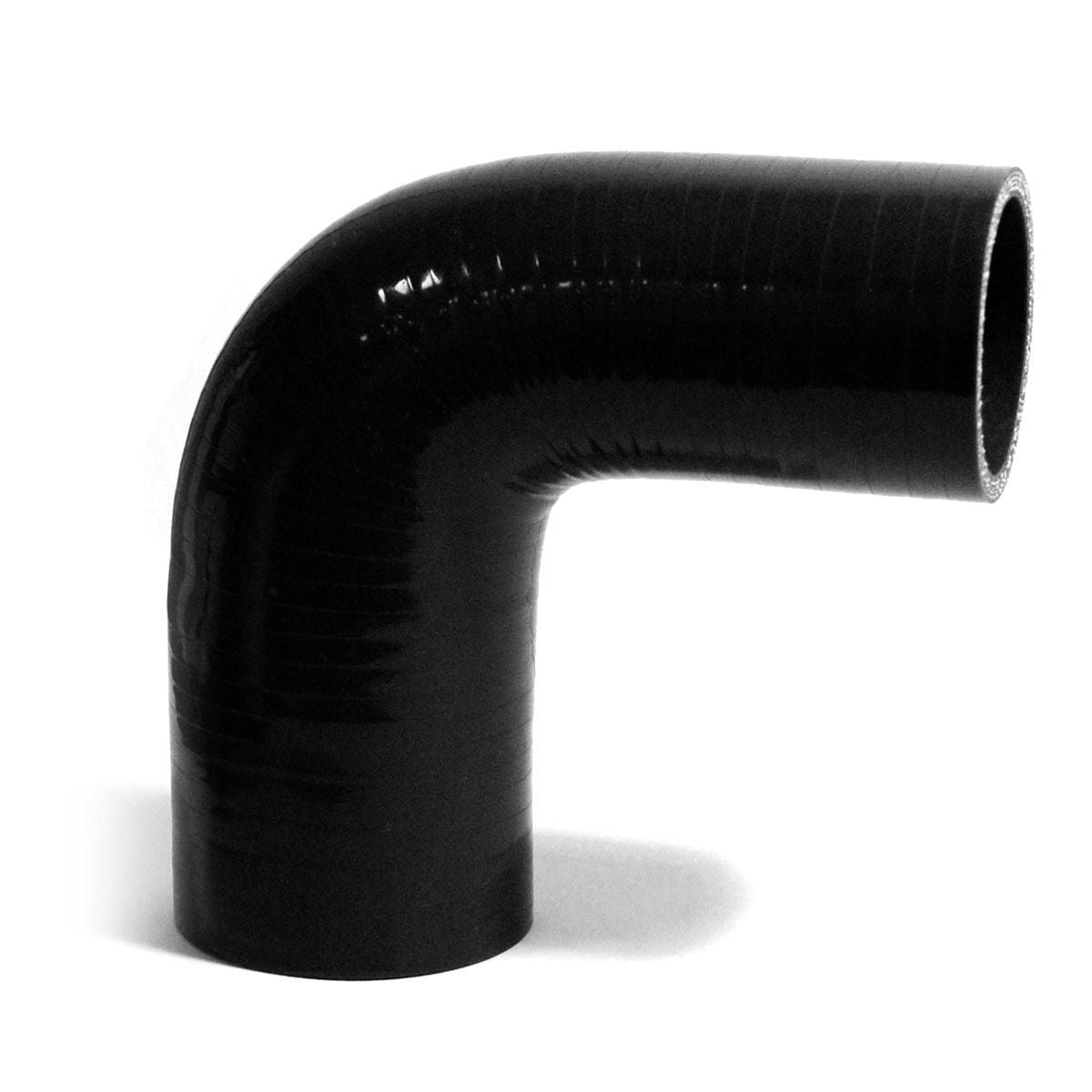 SAAS Silicone 90 Degree Reducer 51 x 76mm Black SSH905176