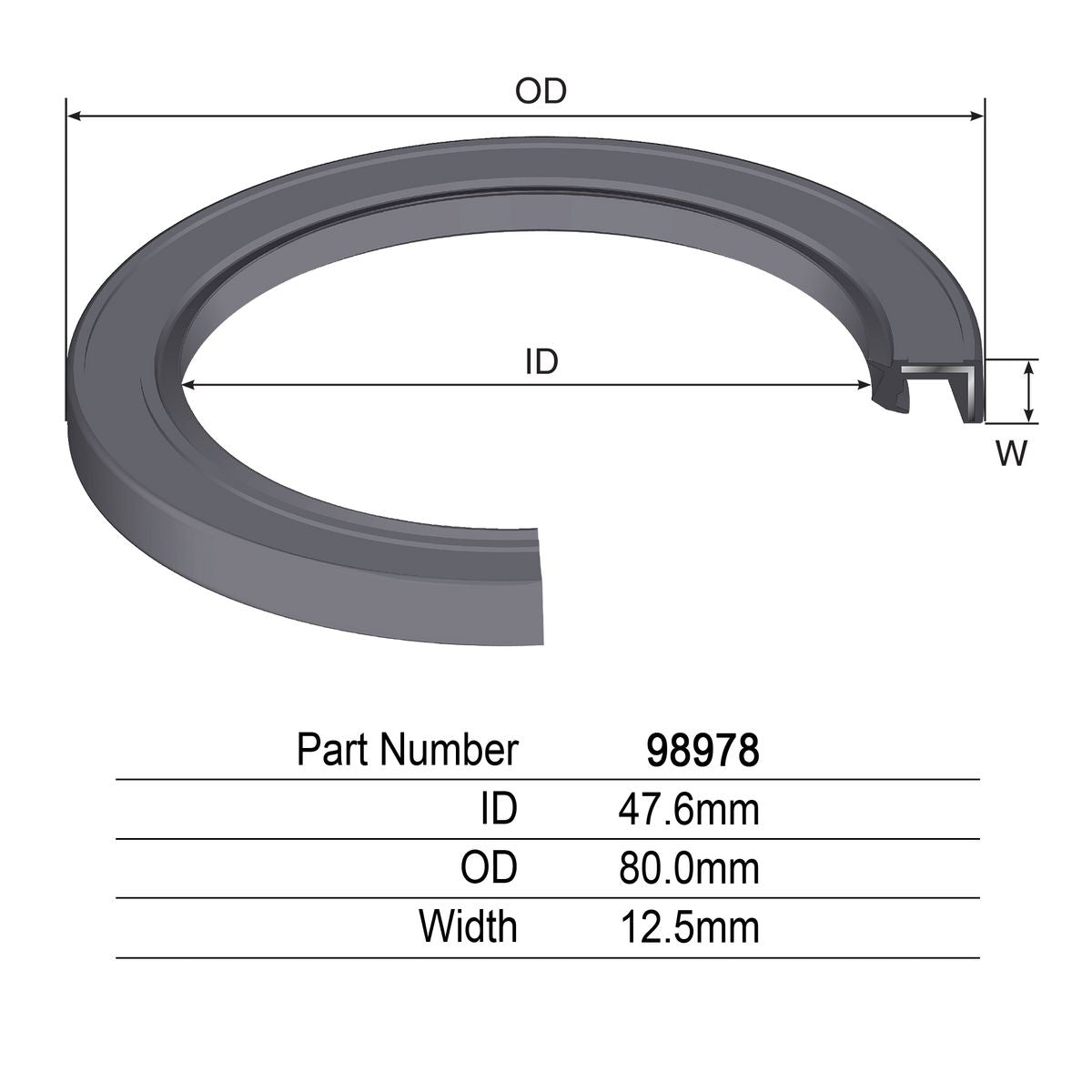 Kelpro Oil Seal 98978