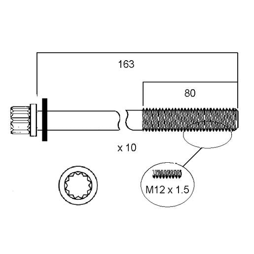 Permaseal Head Bolt Set HBS143