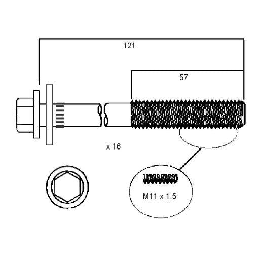 Permaseal Head Bolt Set HBS062
